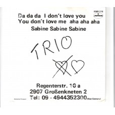 TRIO - Da da da I don´t love you