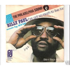 BILLY PAUL - I´ve got so much to live for