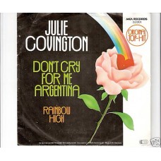 JULIE COVINGTON - Don´t cry for me Argentina