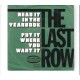 THE LAST ROW - Read it in the yearbook