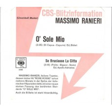 MASSIMO RANIERI - O´ sole mio          ***Promocover***
