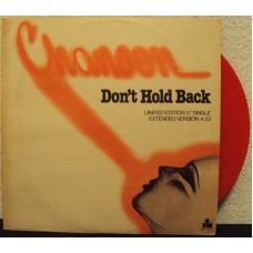 CHANSON - Don´t hold back                                  ***red Vinyl***